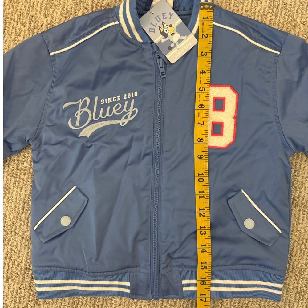 Disney Bluey kids Jacket Varsity Size 3T 4T NWT Toddler Spring School Giftable - Picture 10 of 12